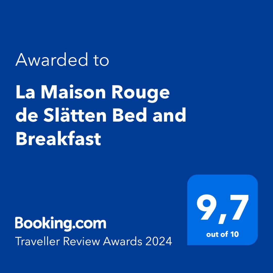 La Maison Rouge De Slaetten Bed And Breakfast Vilshult Kültér fotó